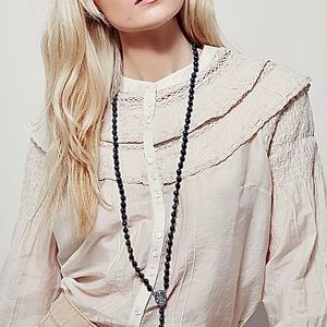 RARE EXC • Free People Oh So Nice Victorian Top •